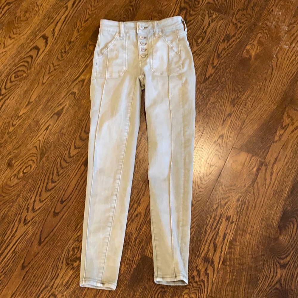 Women’s American Eagle Army Green Jeans - Size 00